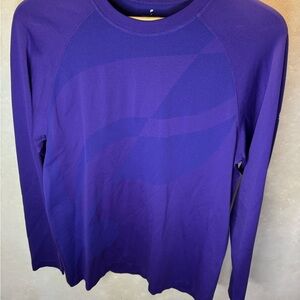 Fabletics Purple Long Sleeve Tee
